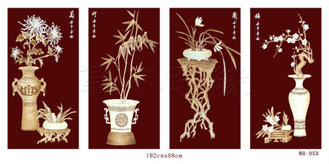 精美的中國(guó)傳統(tǒng)麥秸畫(huà)藝術(shù)(二)